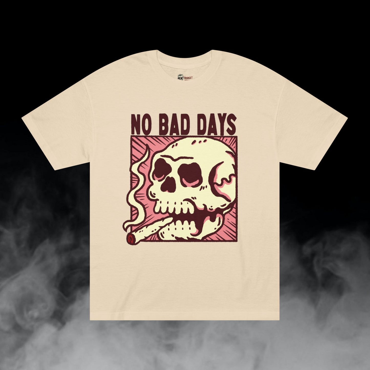 Deadly Nugs, No Bad Days T-Shirt, Premium, Unisex, Graphic T-Shirt, Sand
