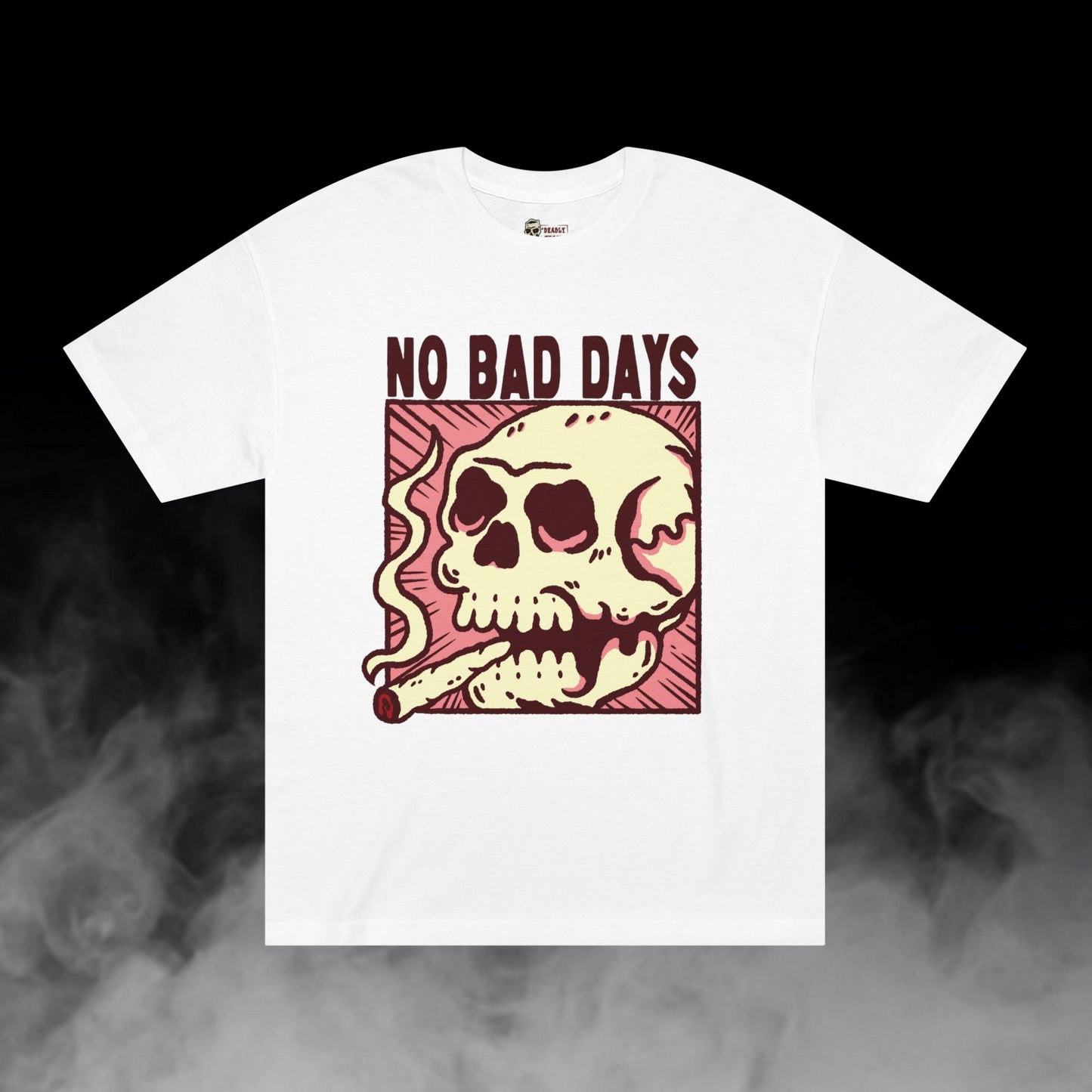 Deadly Nugs, No Bad Days T-Shirt, Premium, Unisex, Graphic T-Shirt, White