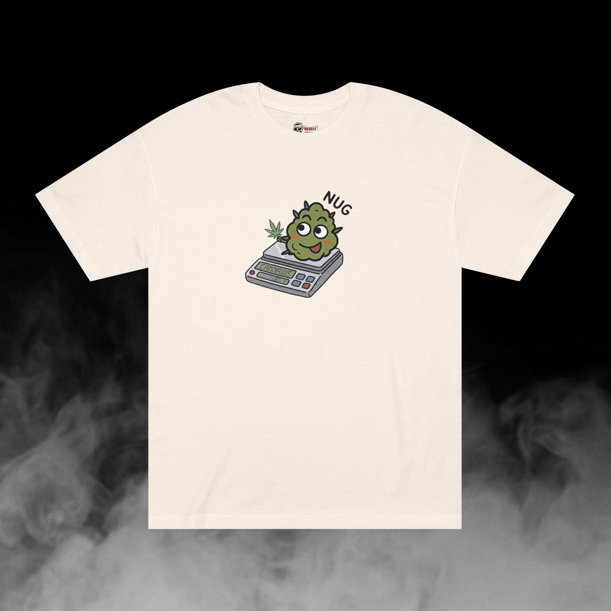 Deadly Nugs, Nuggy Boy T-Shirt, Premium, Unisex, Graphic T-Shirt, Cream, Front