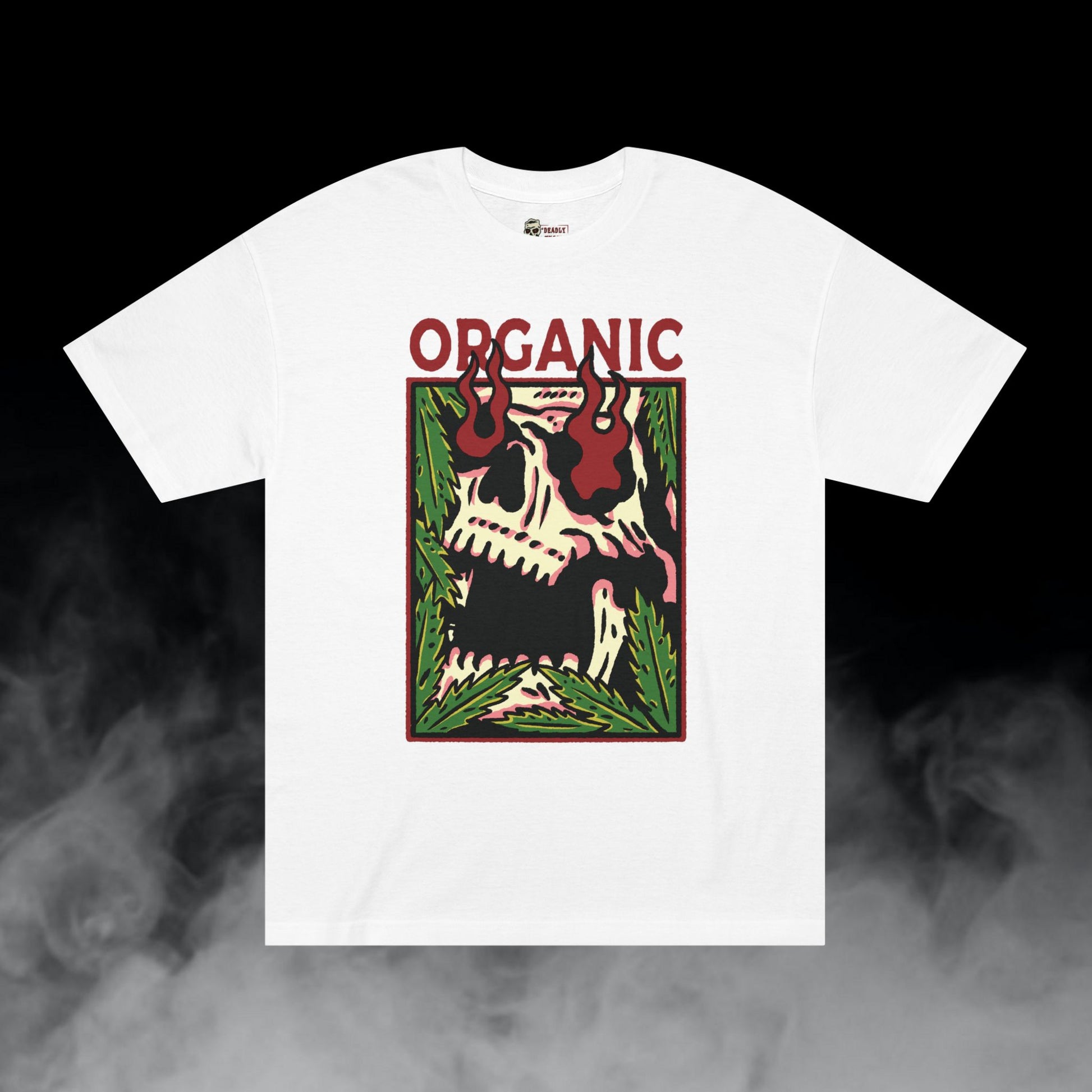 Deadly Nugs, Organic T-Shirt, Premium, Unisex, Graphic T-Shirt, White