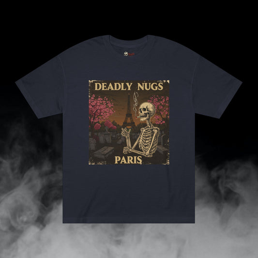 Deadly Nugs, Paris Blossoms T-Shirt, Premium, Unisex, Graphic T-Shirt, Black