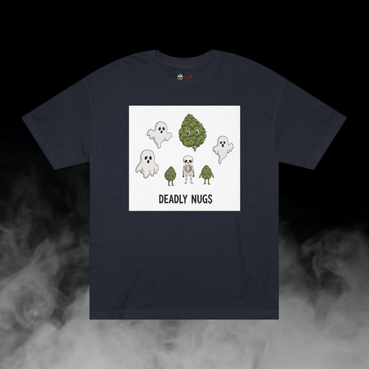 Deadly Nugs, Peek-a-Boo T-Shirt, Premium, Unisex, Graphic T-Shirt, Black