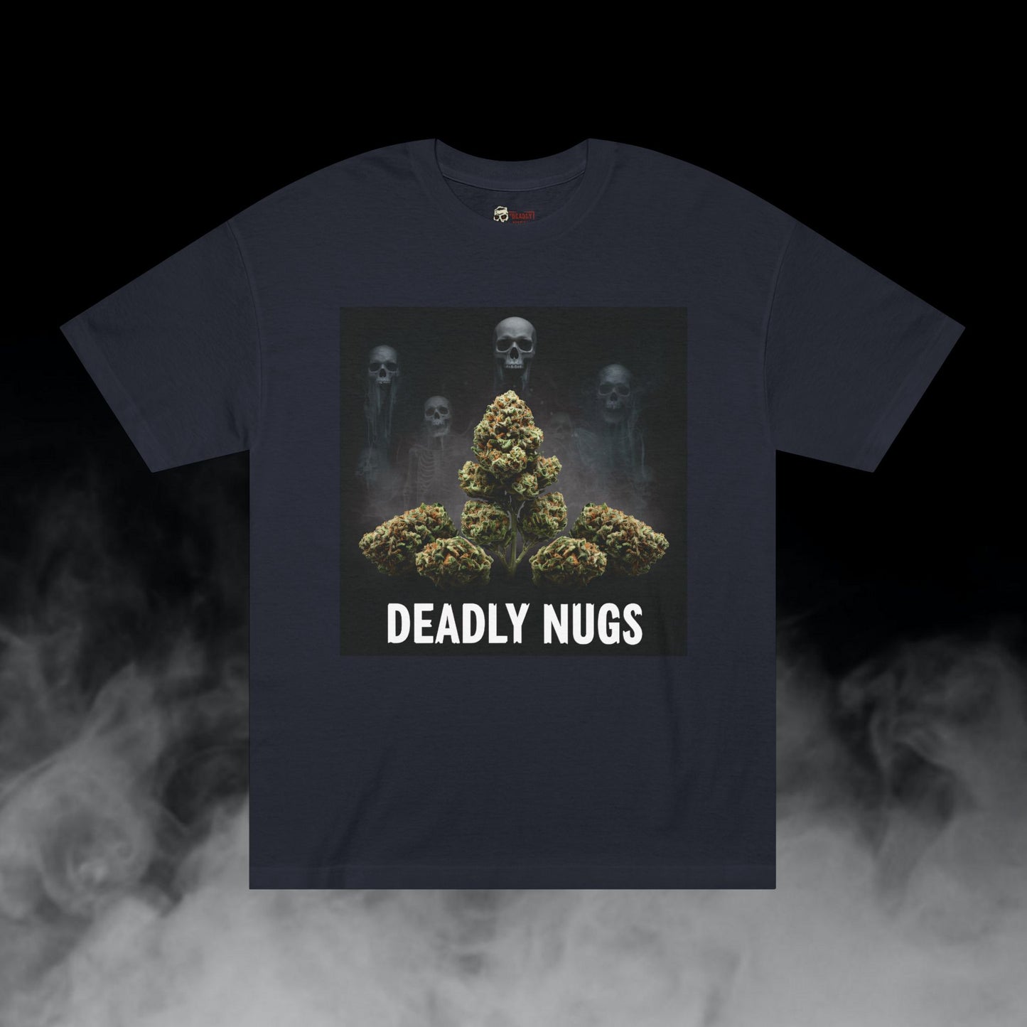 Deadly Nugs, Phantom Kush T-Shirt, Premium, Unisex, Graphic T-Shirt, Black