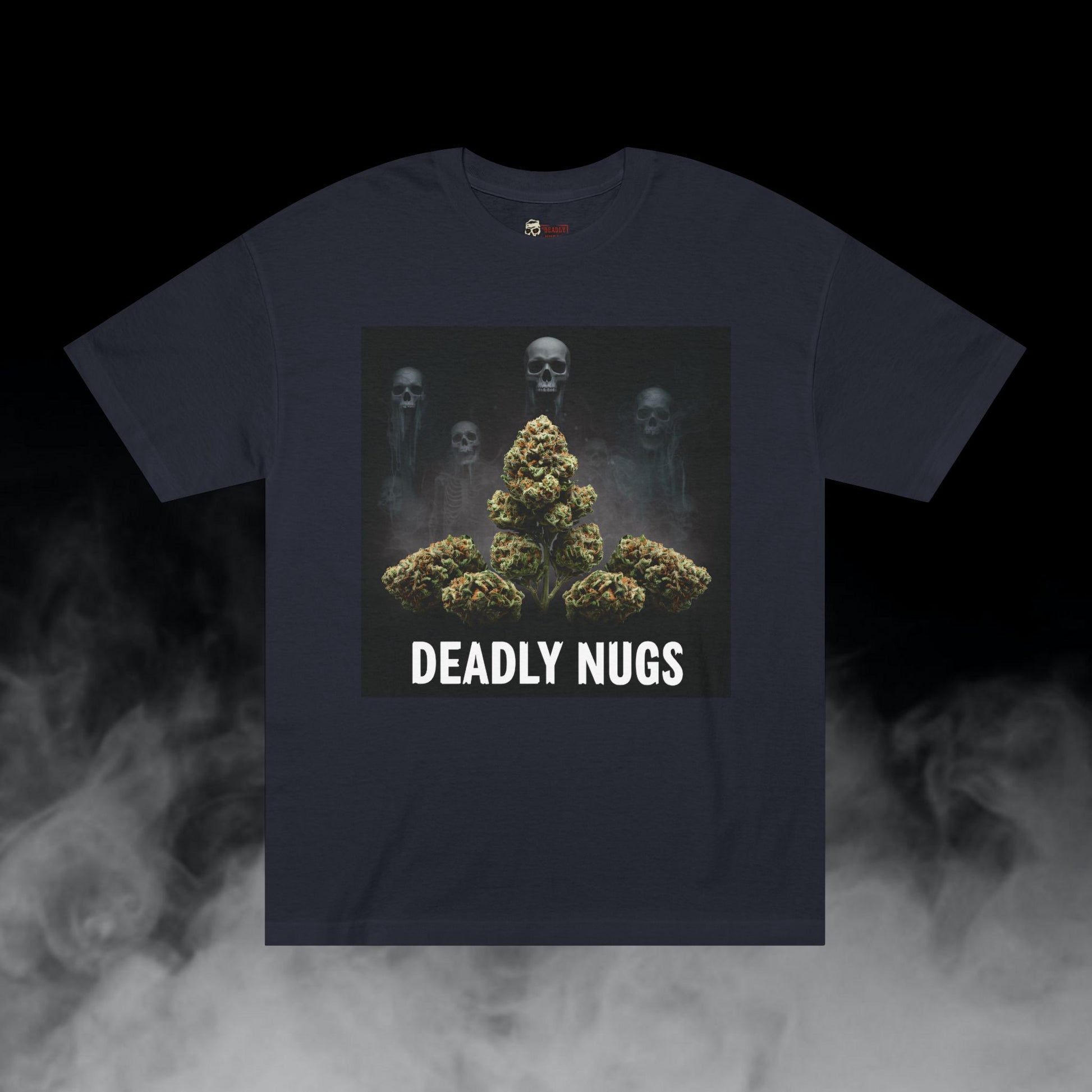 Deadly Nugs, Phantom Kush T-Shirt, Premium, Unisex, Graphic T-Shirt, Black