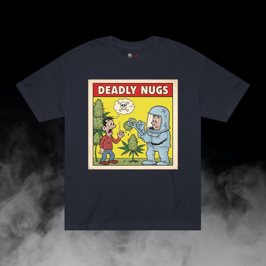 Deadly Nugs, Quarantine Harvest T-Shirt, Premium, Unisex, Graphic T-Shirt, Black