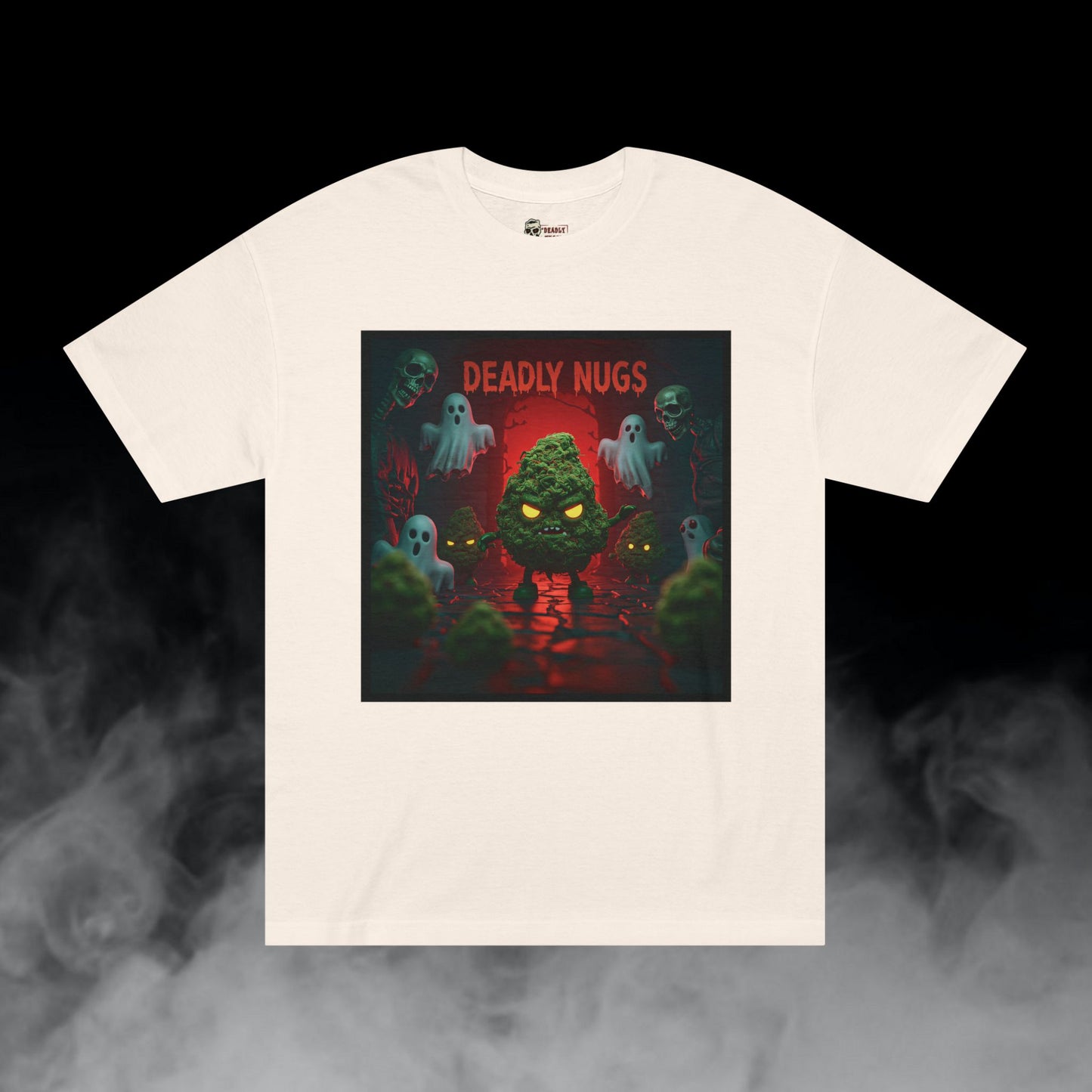 Deadly Nugs, Raisin' Hell T-Shirt, Premium, Unisex, Graphic T-Shirt, Cream