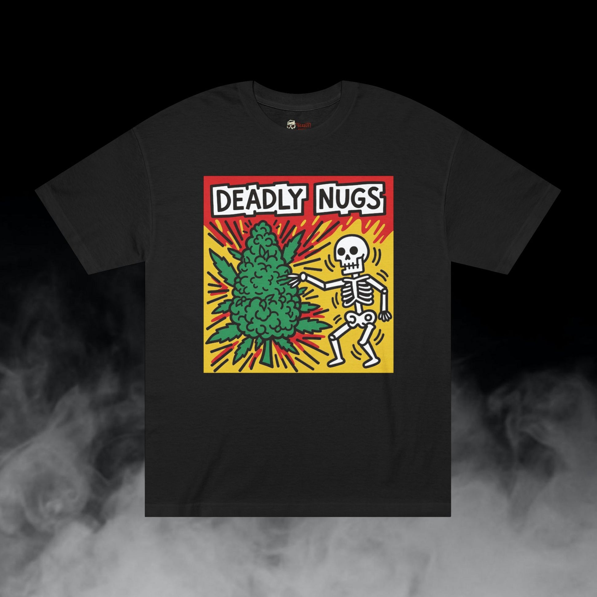 Deadly Nugs, Rigor Mortis T-Shirt, Premium, Unisex, Graphic T-Shirt, Black, Front