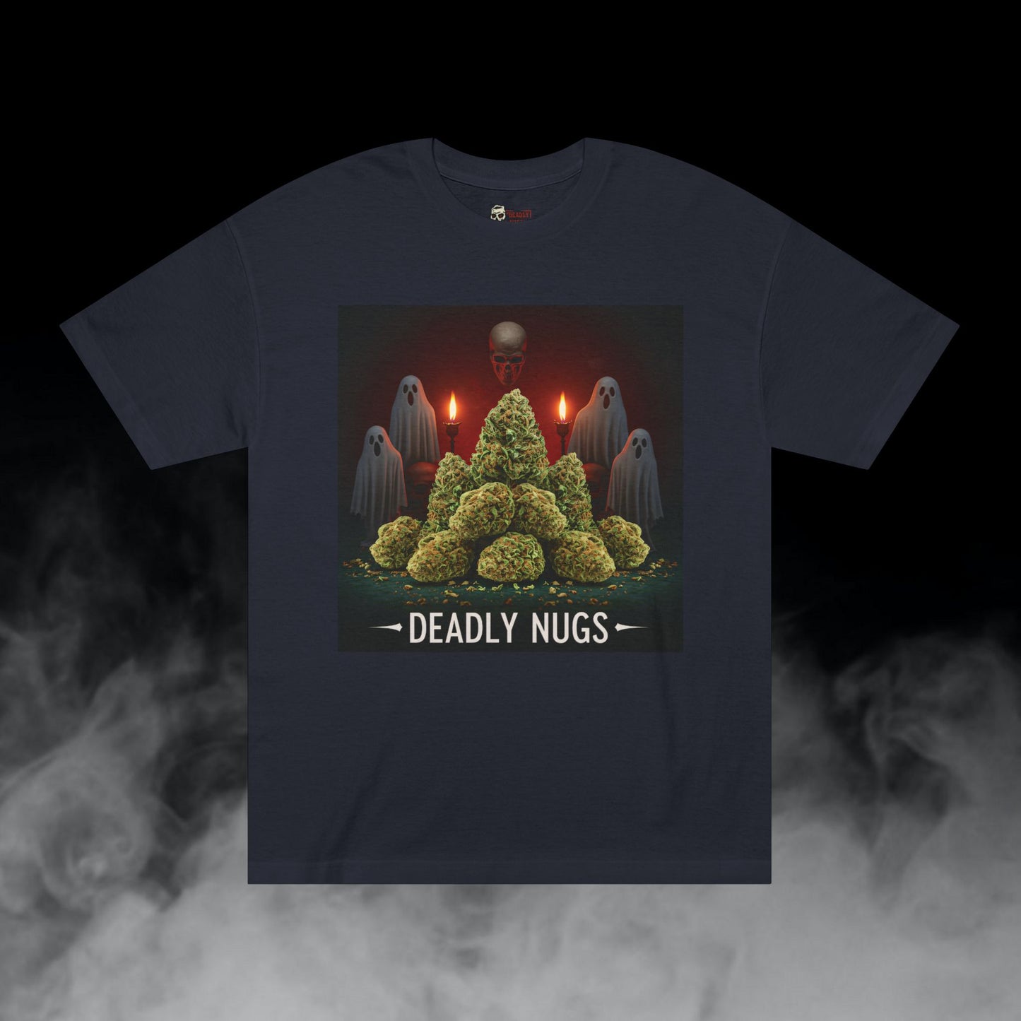 Deadly Nugs, Ritual Flame T-Shirt, Premium, Unisex, Graphic T-Shirt, Black