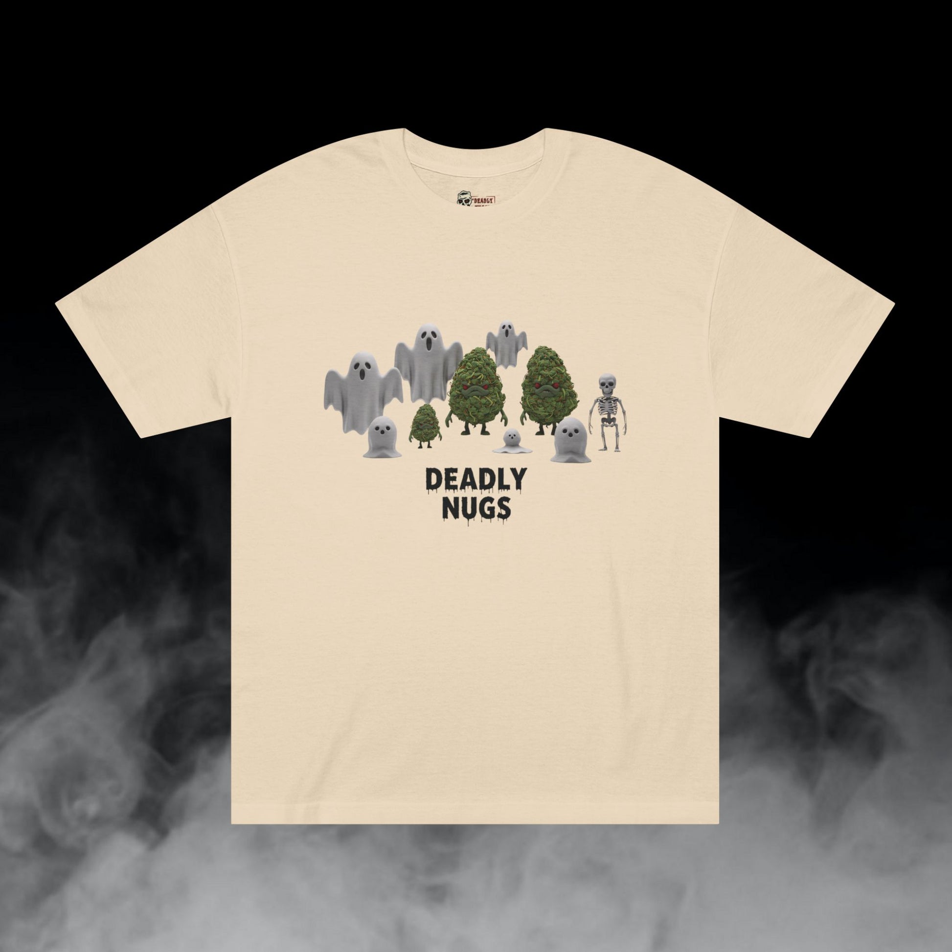 Deadly Nugs, Simply Deadly T-Shirt, Premium, Unisex, Graphic T-Shirt, Sand