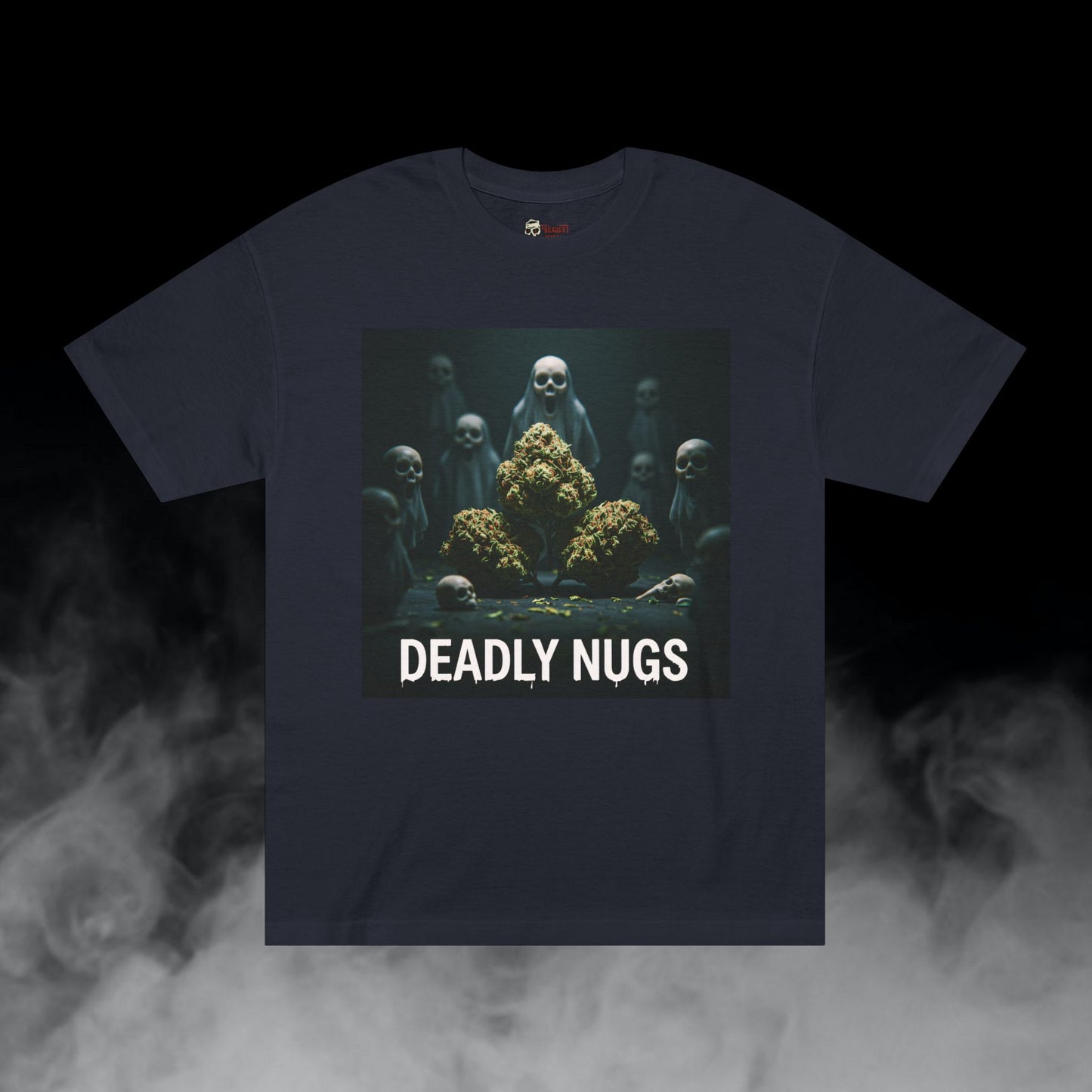 Deadly Nugs, Skunk'd Spirits T-Shirt, Premium, Unisex, Graphic T-Shirt, Black