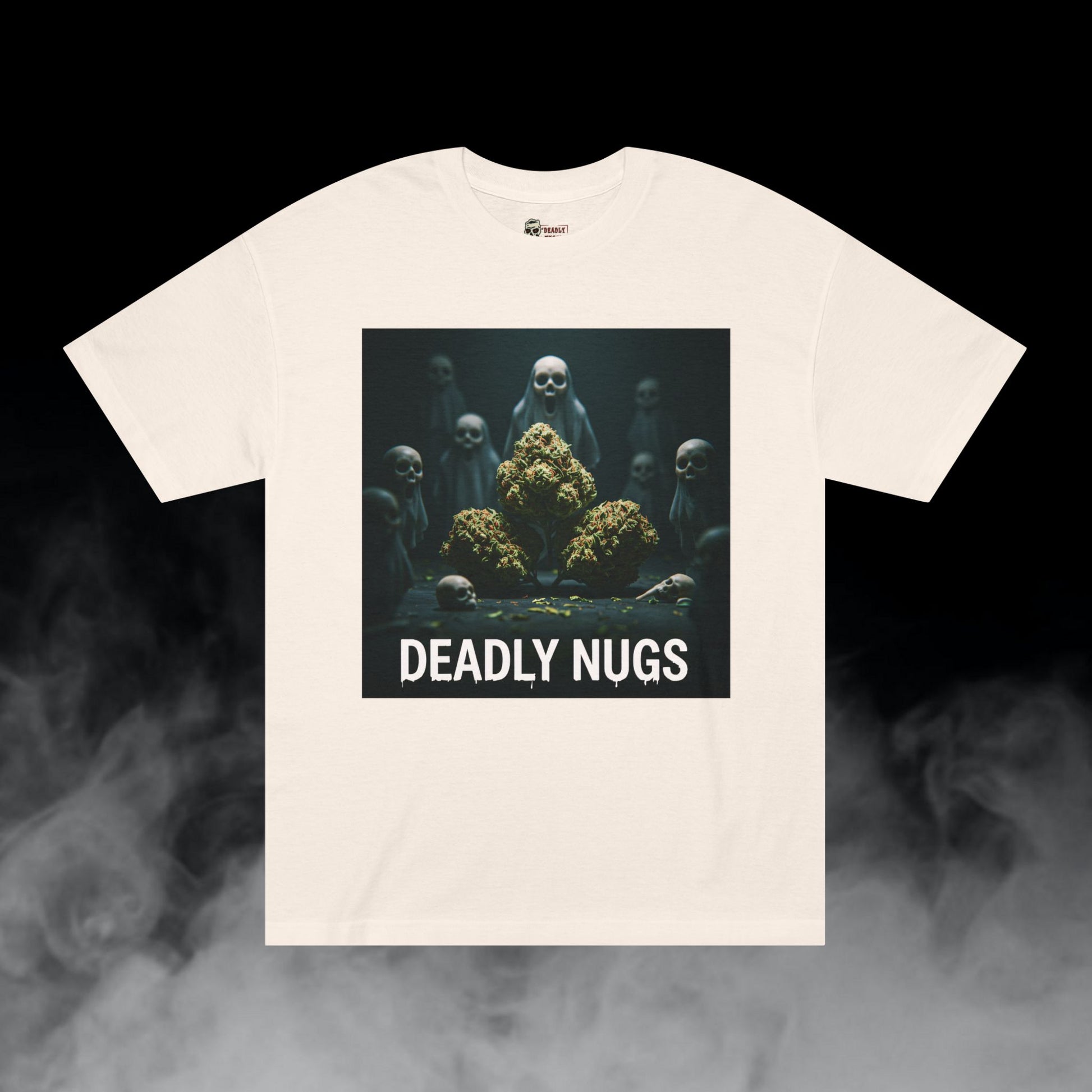 Deadly Nugs, Skunk'd Spirits T-Shirt, Premium, Unisex, Graphic T-Shirt, Cream