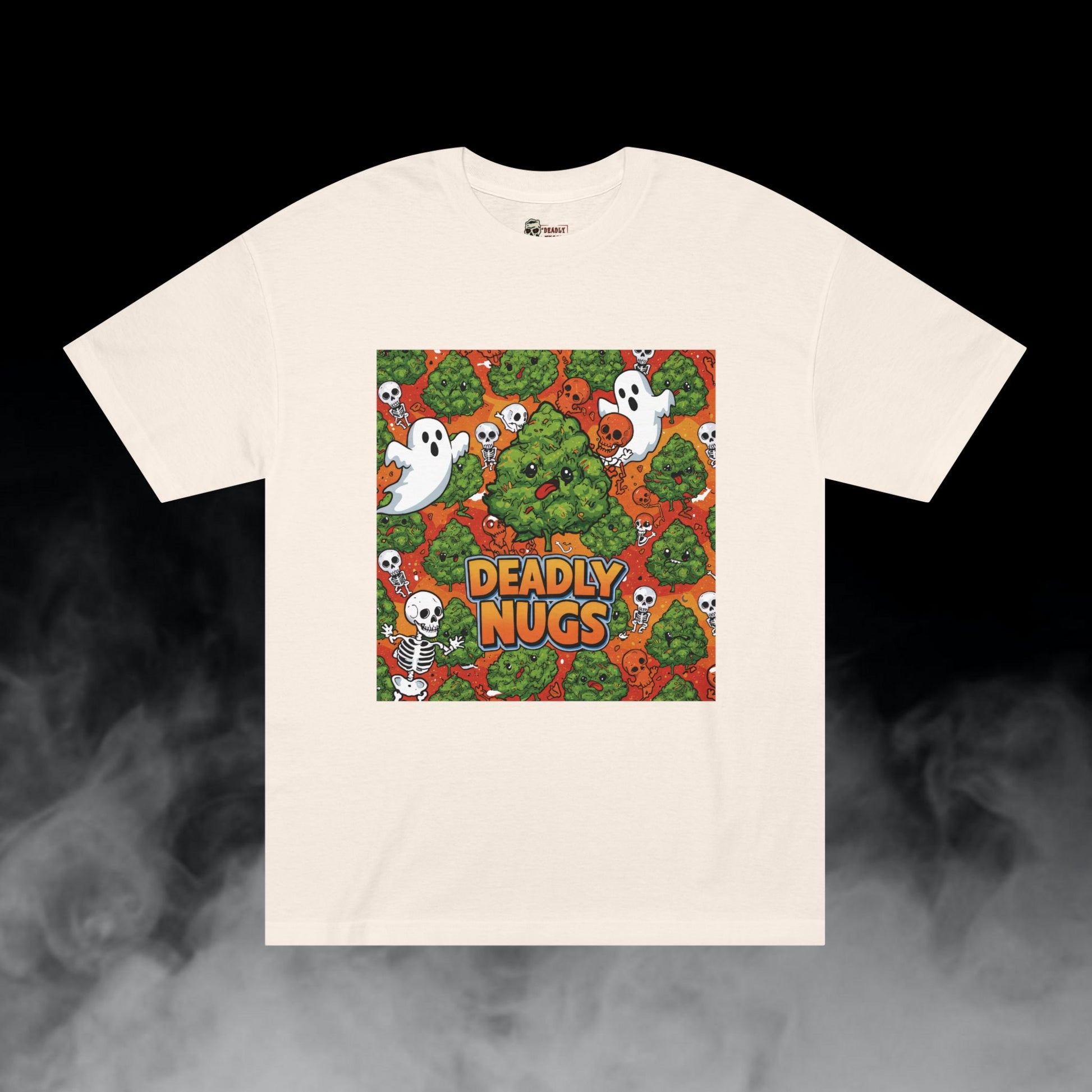 Deadly Nugs, Smoosh T-Shirt, Premium, Unisex, Graphic T-Shirt, Cream