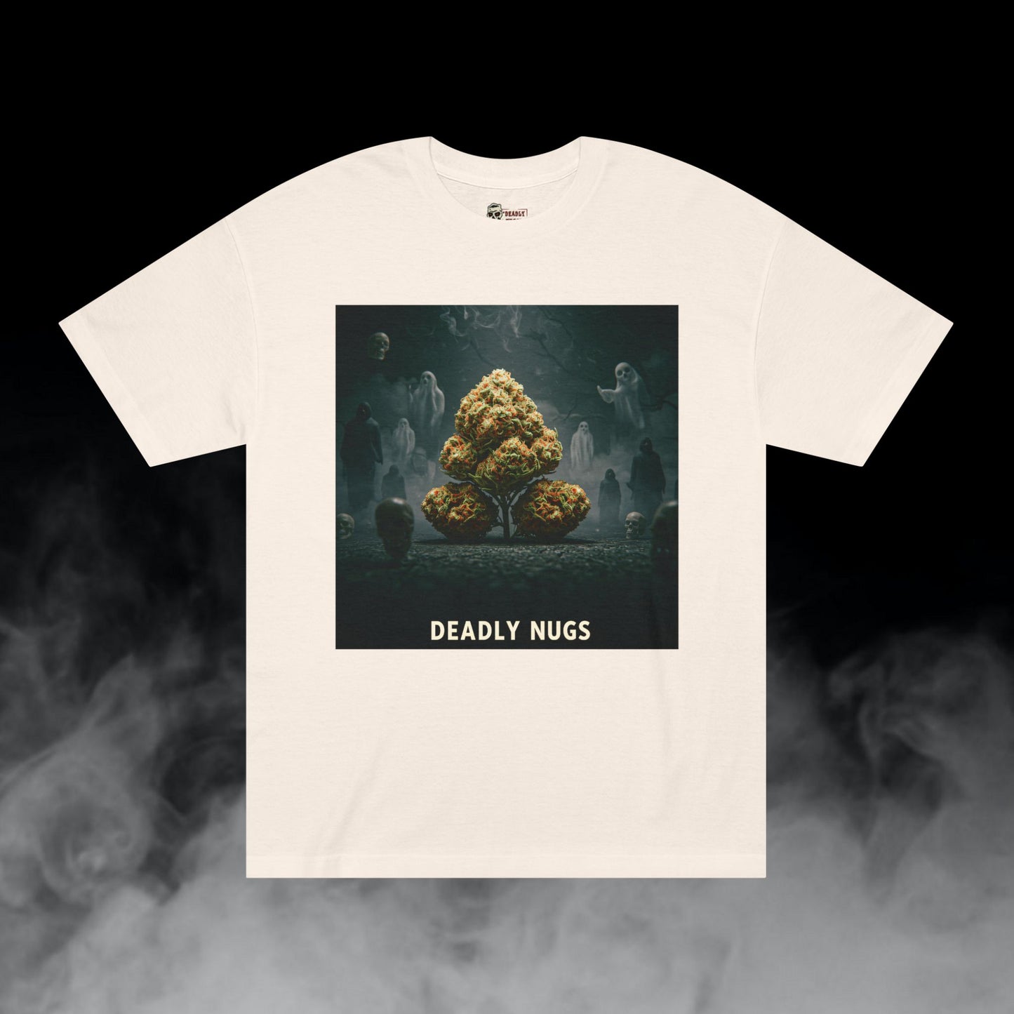 Deadly Nugs, Spiritual Awakening T-Shirt, Premium, Unisex, Graphic T-Shirt, Cream
