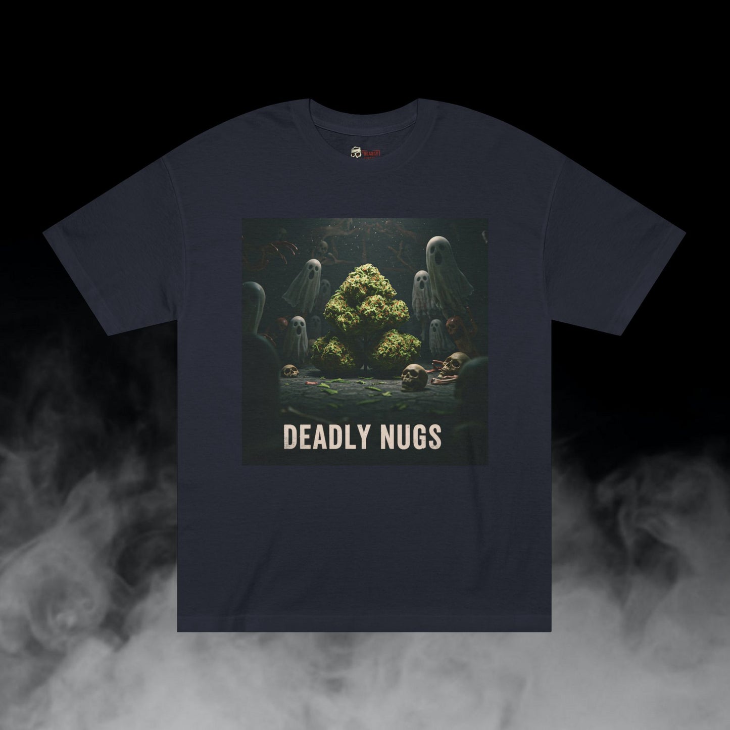 Deadly Nugs, Spook'd T-Shirt, Premium, Unisex, Graphic T-Shirt, Black