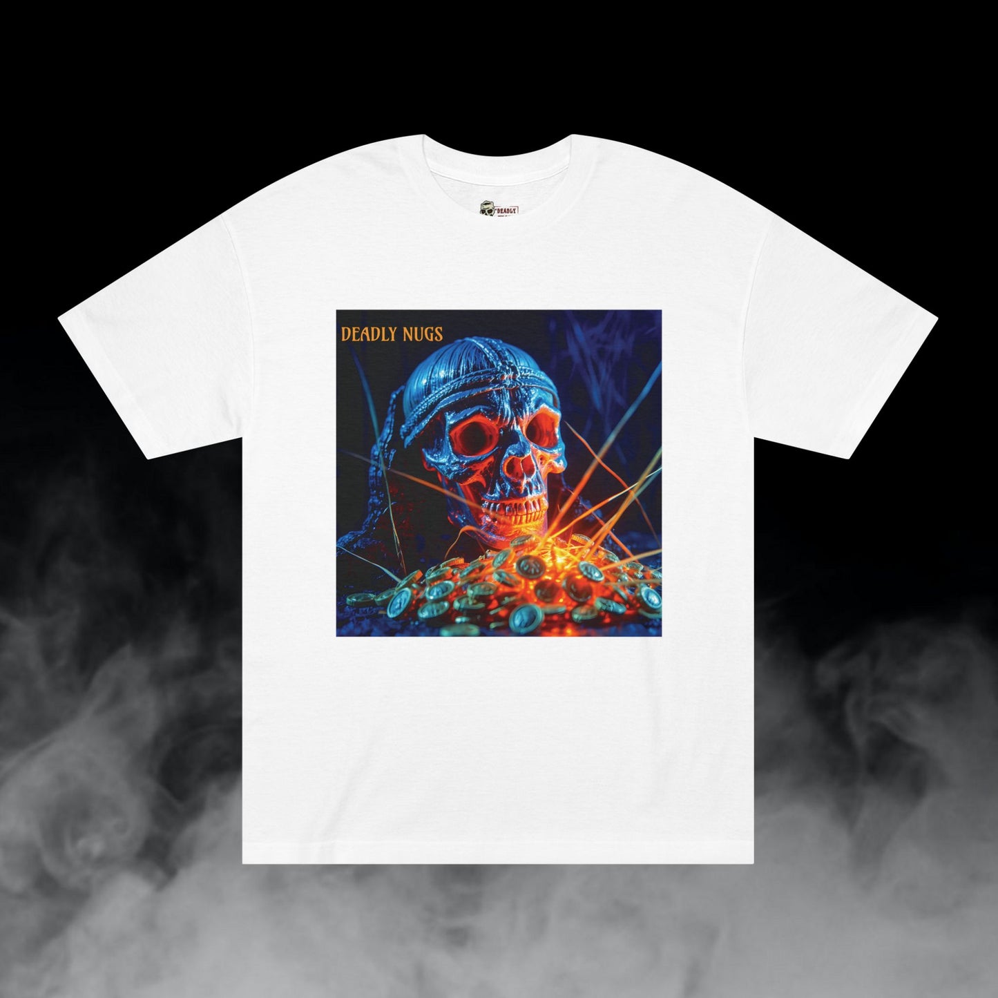 Deadly Nugs, Stoned T-Shirt, Premium, Unisex, Graphic T-Shirt, White