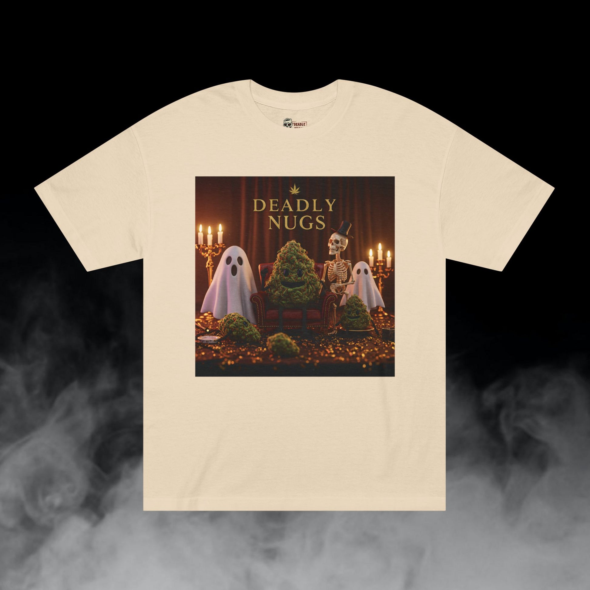 Deadly Nugs, Supernatural Sophistication T-Shirt, Premium, Unisex, Graphic T-Shirt, Sand