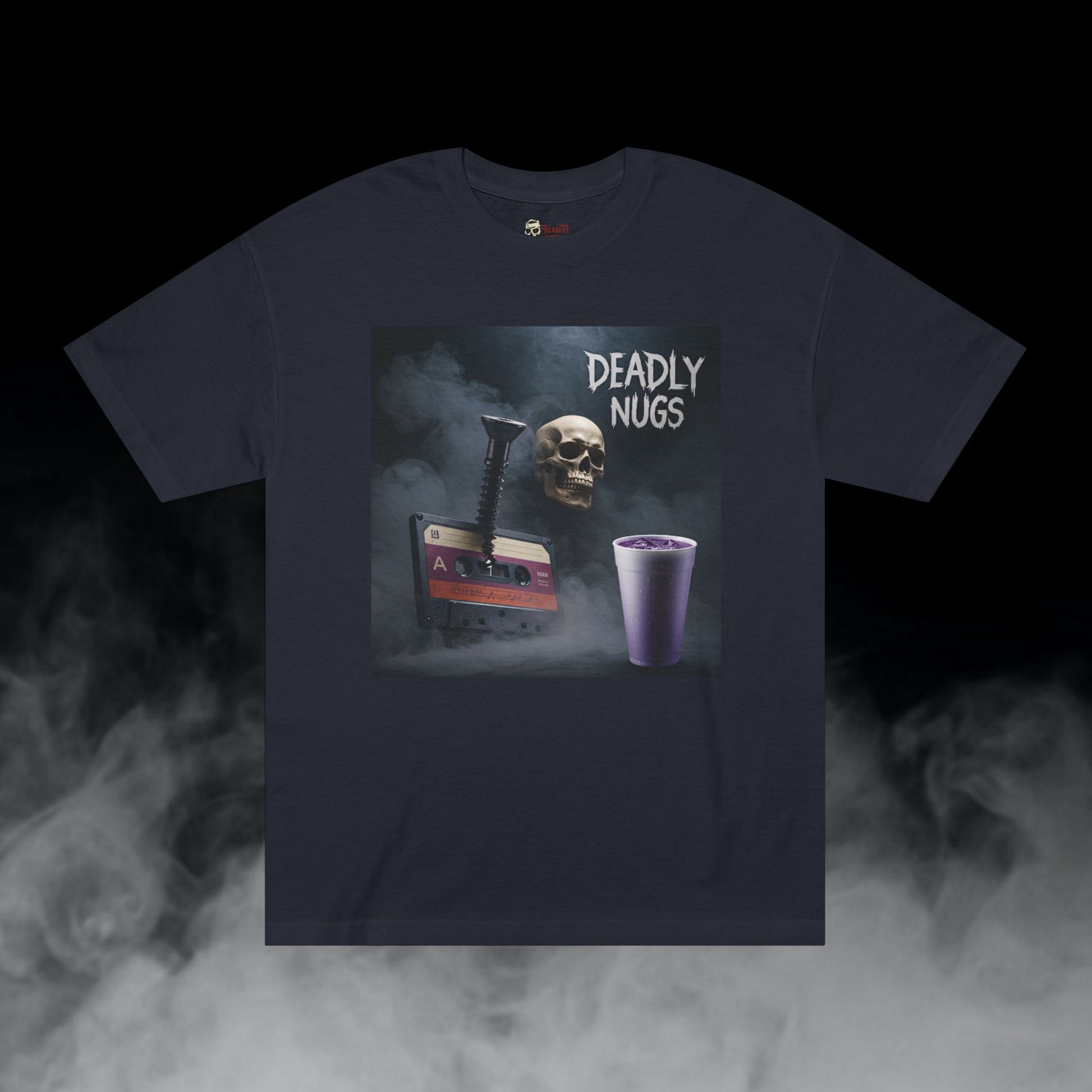 Deadly Nugs, Syrup-n-Screw T-Shirt, Premium, Unisex, Graphic T-Shirt, Black