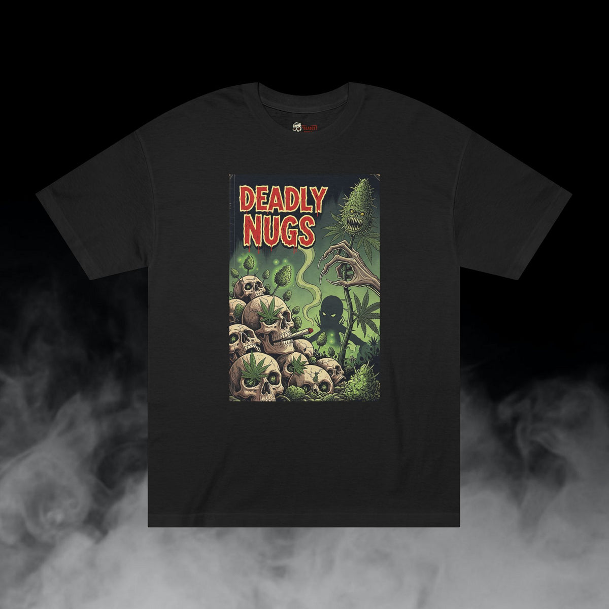 Deadly Nugs, The Reaper's Reserve T-Shirt, Premium, Unisex, Graphic T-Shirt, Black, Front
