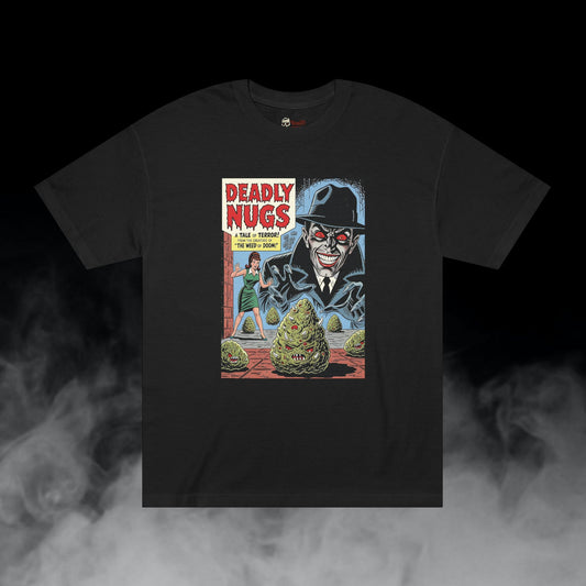Deadly Nugs, The Sinister Stash T-Shirt, Premium, Unisex, Graphic T-Shirt, Black