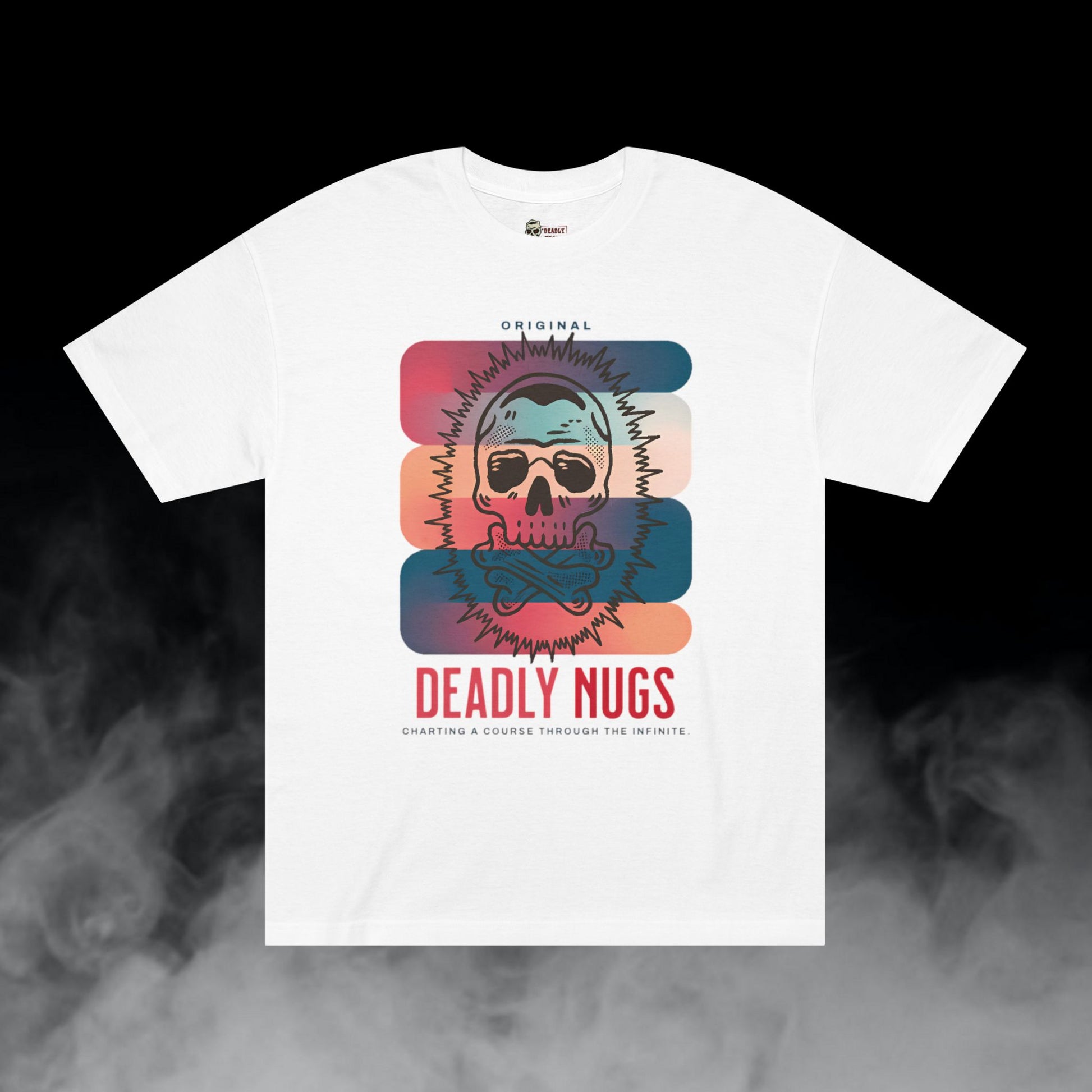 Deadly Nugs, Through the Infinite T-Shirt, Premium, Unisex, Graphic T-Shirt, White