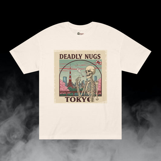 Deadly Nugs, Tokyo Blossoms T-Shirt, Premium, Unisex, Graphic T-Shirt, Cream