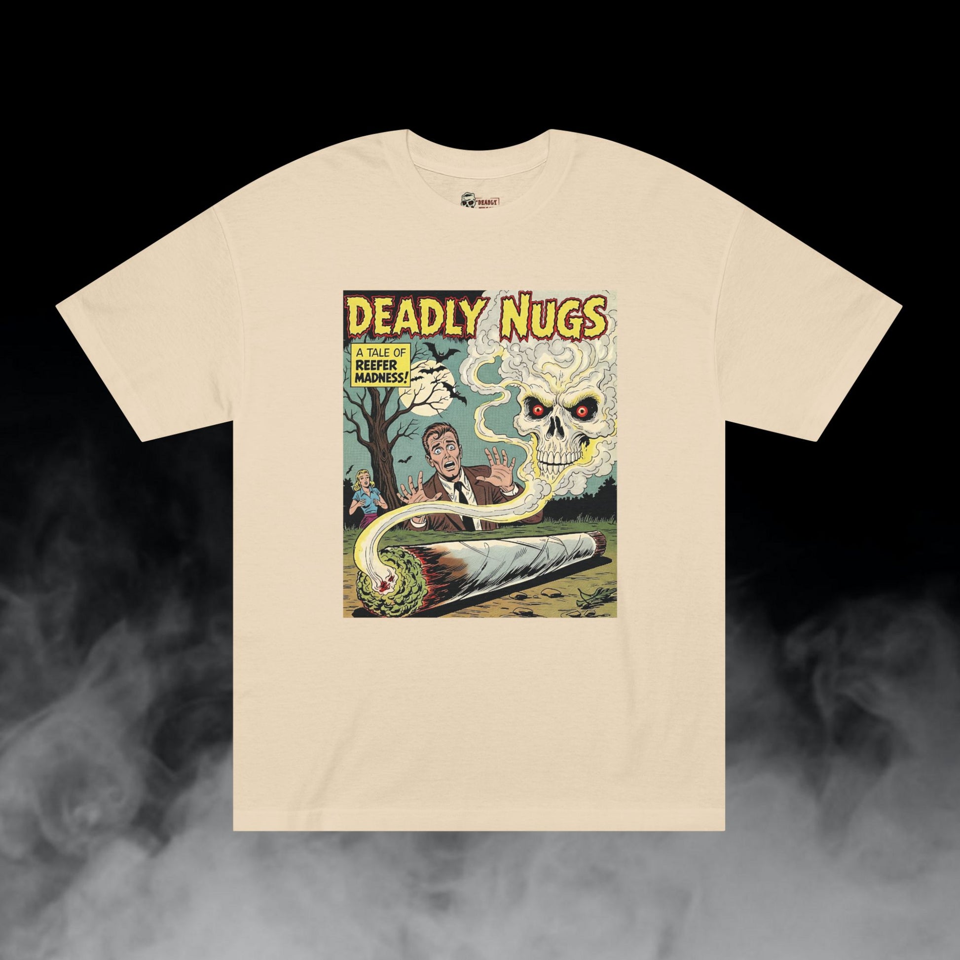 Deadly Nugs, Tombstone Twist T-Shirt, Premium, Unisex, Graphic T-Shirt, Sand