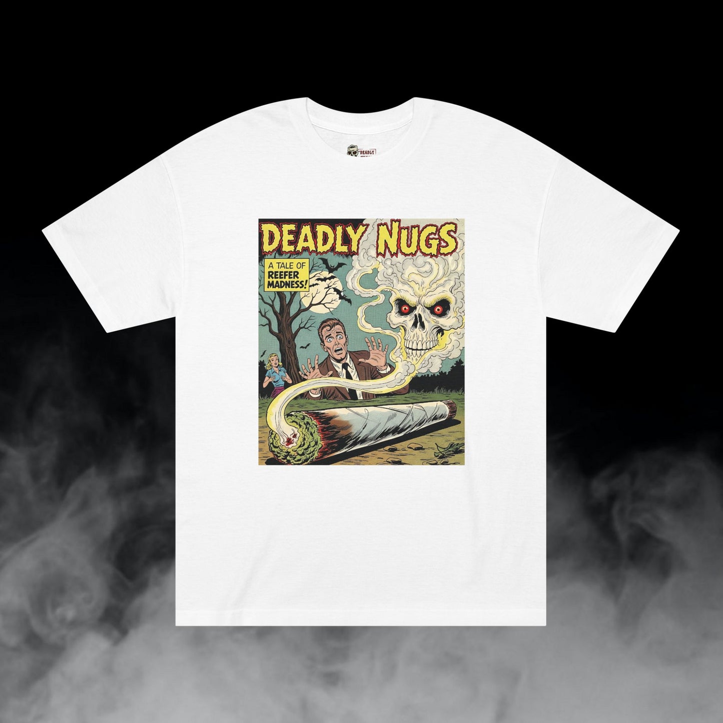 Deadly Nugs, Tombstone Twist T-Shirt, Premium, Unisex, Graphic T-Shirt, White