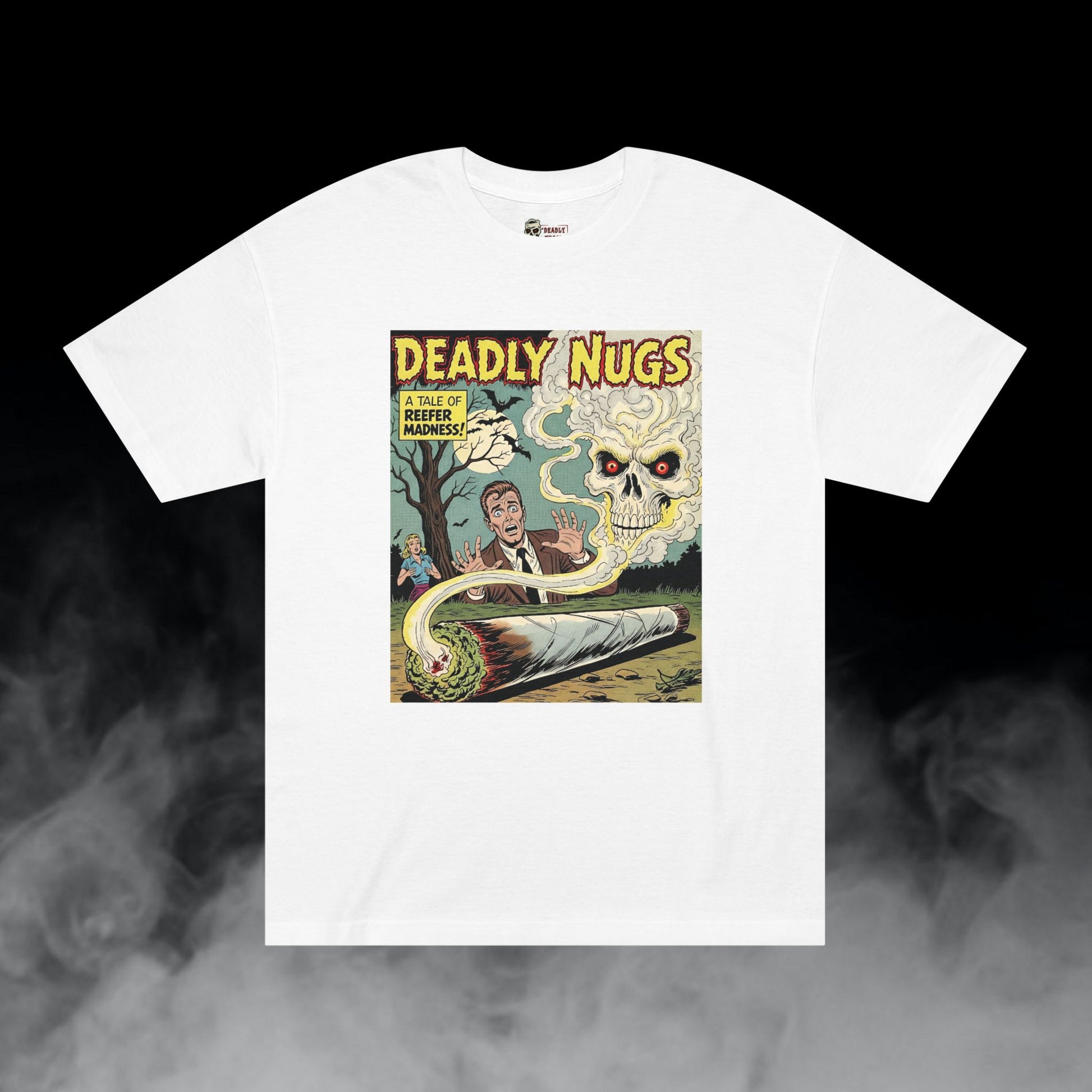 Deadly Nugs, Tombstone Twist T-Shirt, Premium, Unisex, Graphic T-Shirt, White