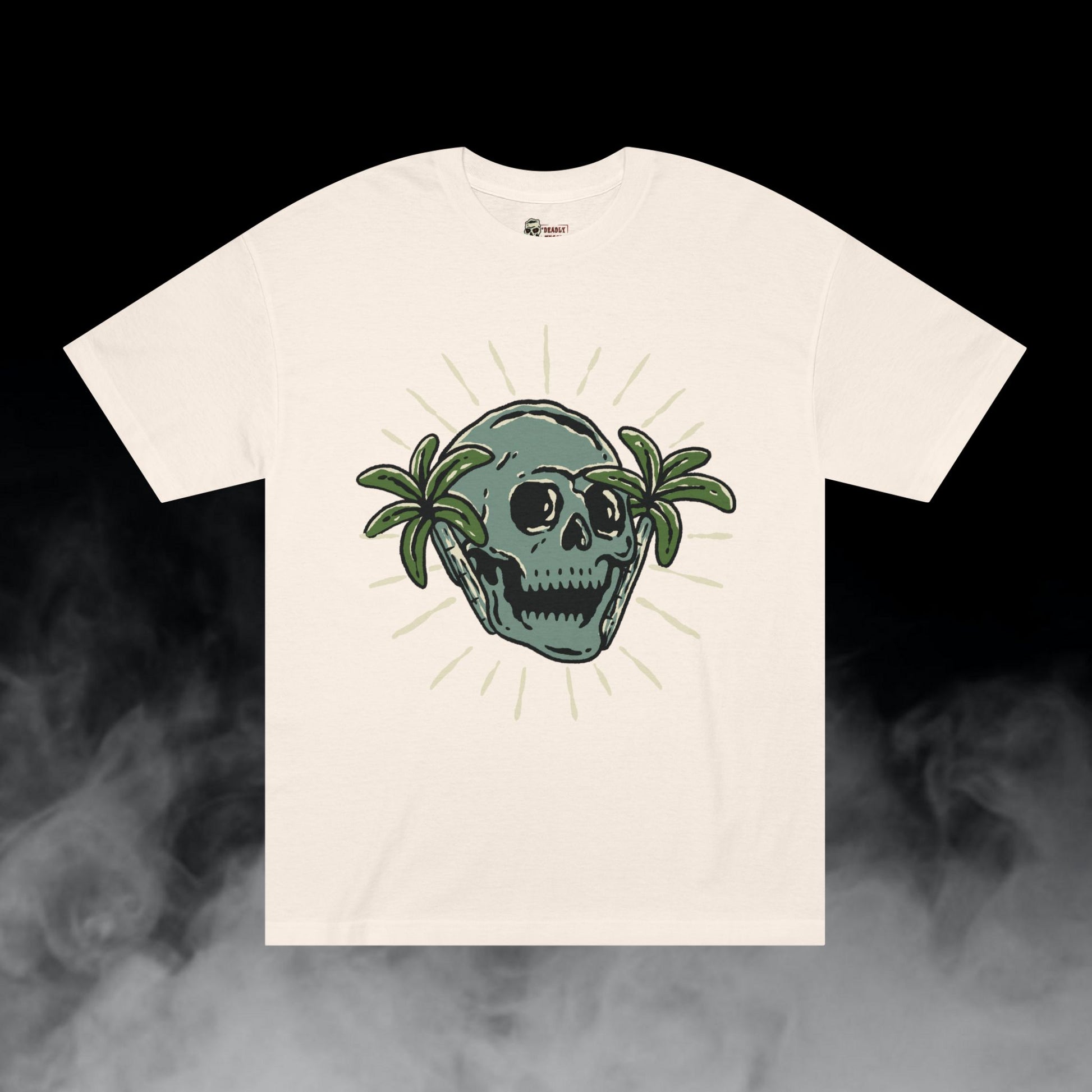 Deadly Nugs, Trees on Mind T-Shirt, Premium, Unisex, Graphic T-Shirt, Cream