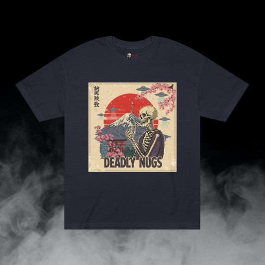 Deadly Nugs, UFO Japan T-Shirt, Premium, Unisex, Graphic T-Shirt, Black