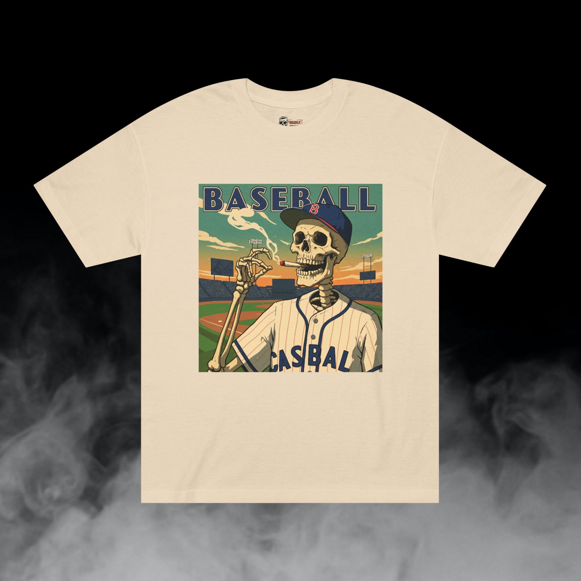 Deadly Nugs, Vintage Baseball T-Shirt, Premium, Unisex, Graphic T-Shirt, Sand