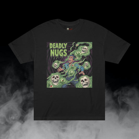Deadly Nugs, Weed & Wither T-Shirt, Premium, Unisex, Graphic T-Shirt, Black