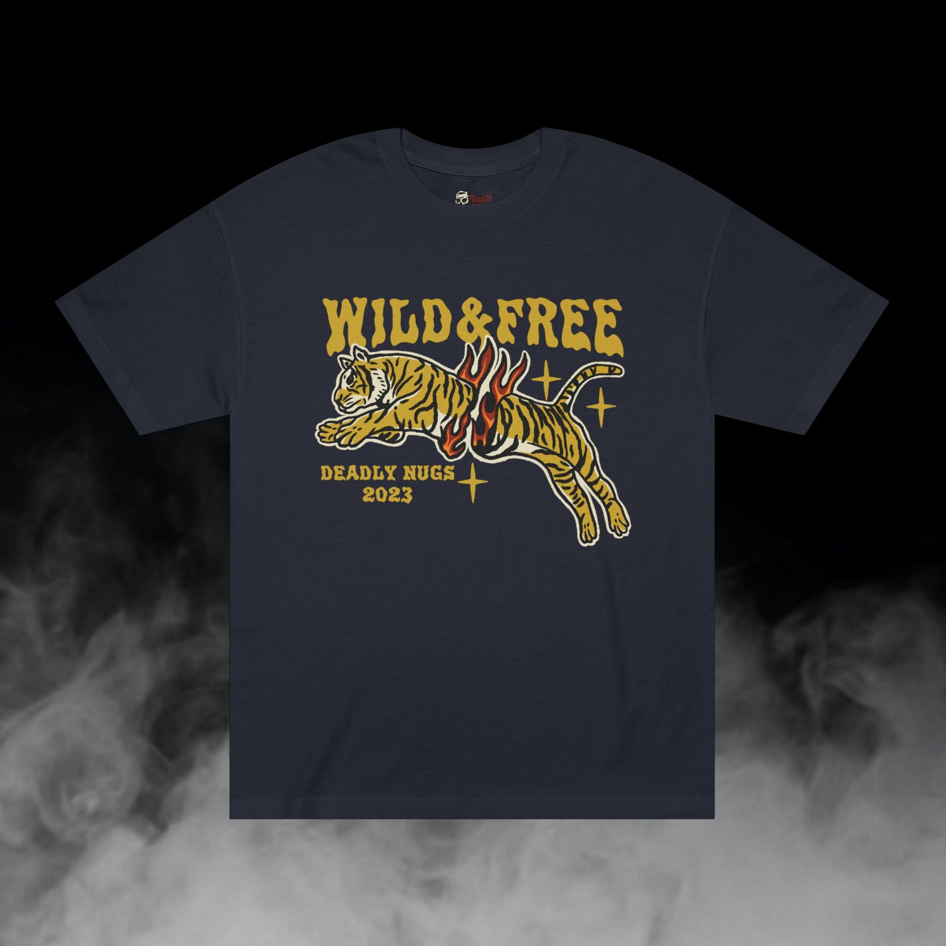 Deadly Nugs, Wild & Free T-Shirt, Premium, Unisex, Graphic T-Shirt, Black