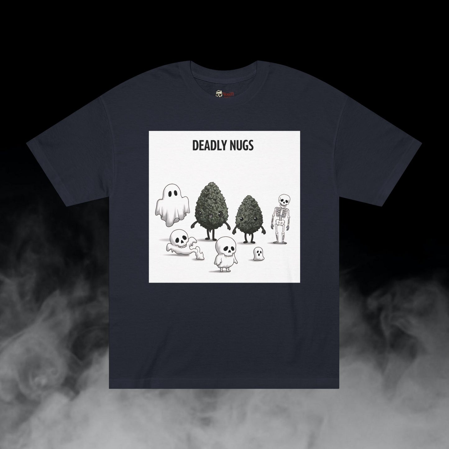 Deadly Nugs, With the Homies T-Shirt, Premium, Unisex, Graphic T-Shirt, Black