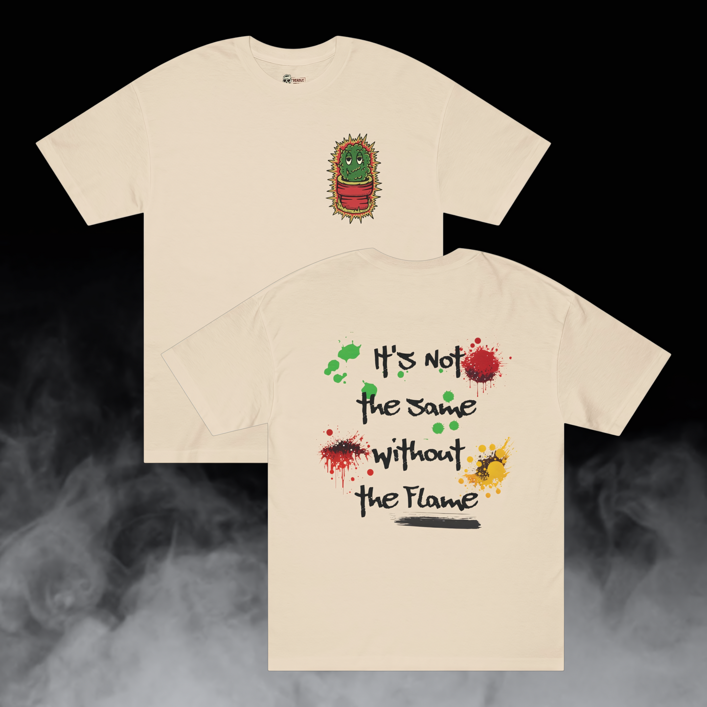 Deadly Nugs, Not the Same T-Shirt, Premium, Unisex, Graphic T-Shirt, Sand, Front and Back